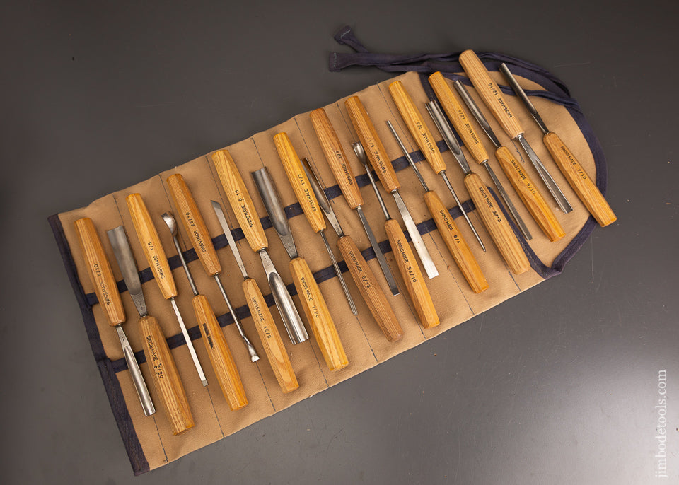 Minty-Set-of-20-PFEIL-SWISS-MADE-Carving-Chisels-120994-AS-OF-JUNE-13