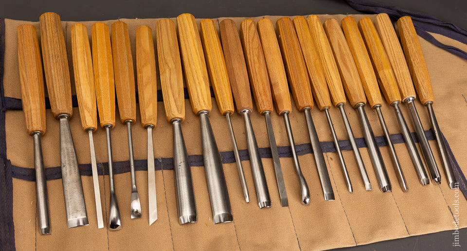 Minty-Set-of-20-PFEIL-SWISS-MADE-Carving-Chisels-120994-AS-OF-JUNE-13