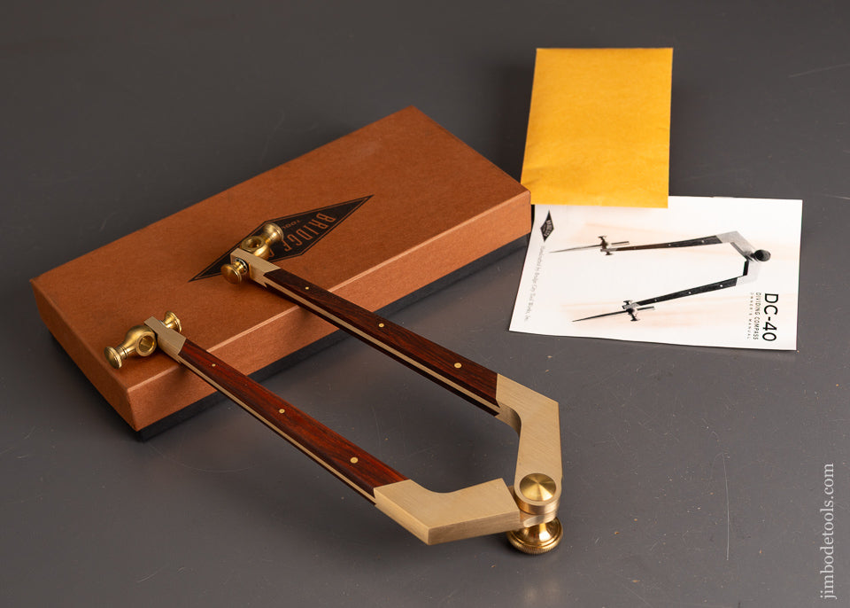 BRIDGE-CITY-TOOL-WORKS-DC-40-Dividing-Compass-Mint-in-Box-121002