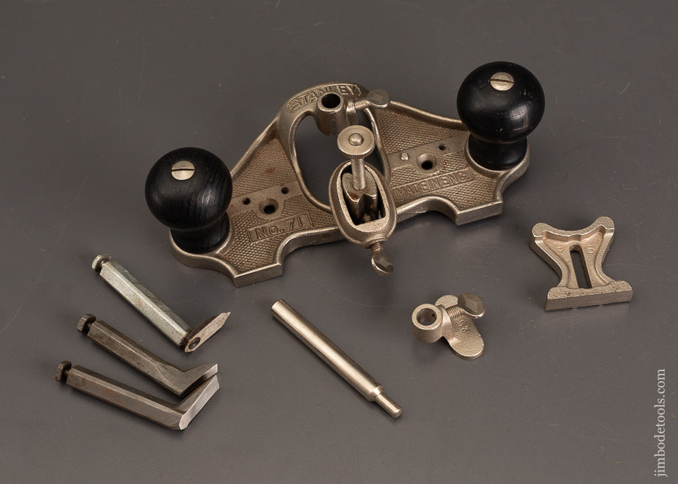 Near-Mint-&-100%-Complete-STANLEY-No.-71-Router-Plane-121057