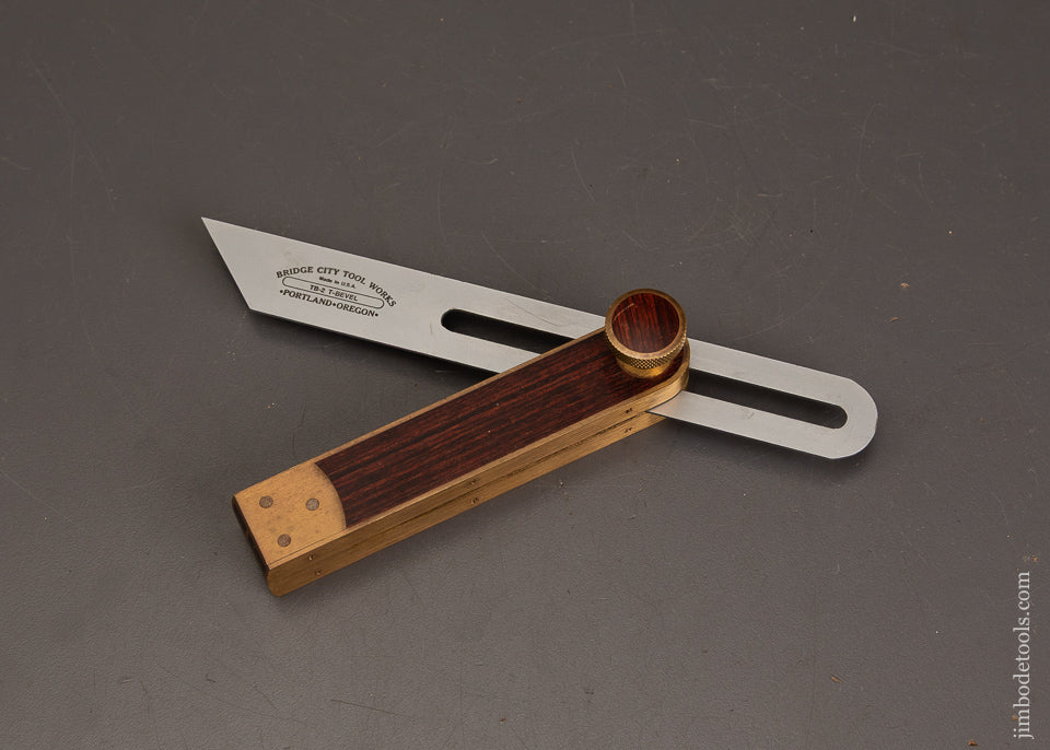 Near-Mint-BRIDGE-CITY-TOOL-WORKS-TB-2-Bevel-Square-6-Inch-121064