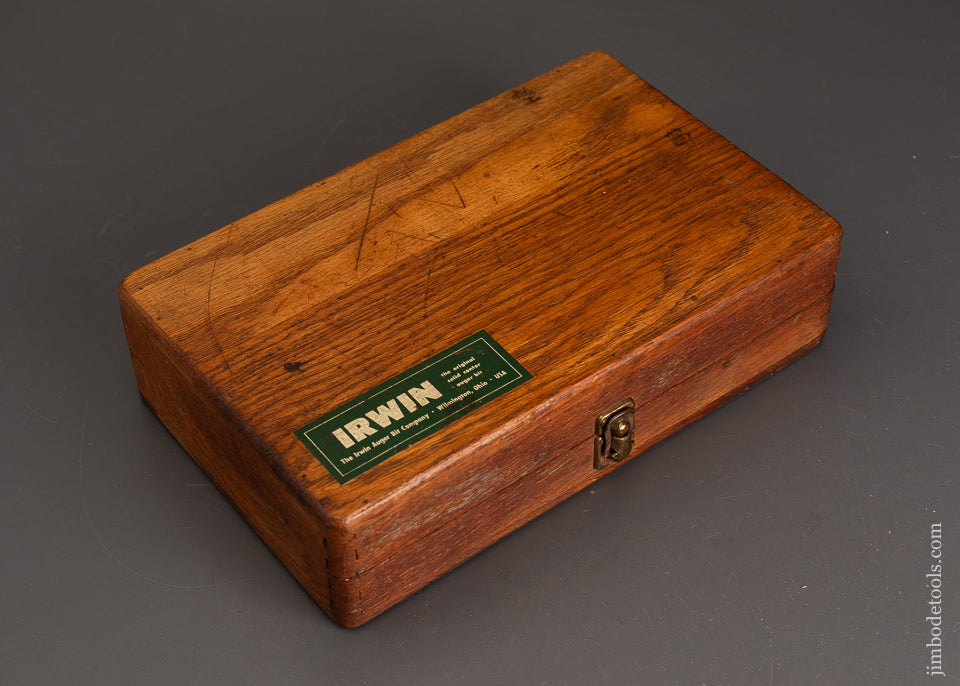 Complete-Set-of-13-IRWIN-Auger-Bits-Extra-Fine-in-Original-Box-121068