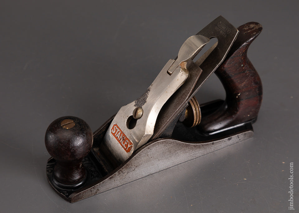 STANLEY-No.-2-Smooth-Plane-Very-Rare-Long-Model-Type-19-circa-1955-61-121077-AS-OF-JUNE-11