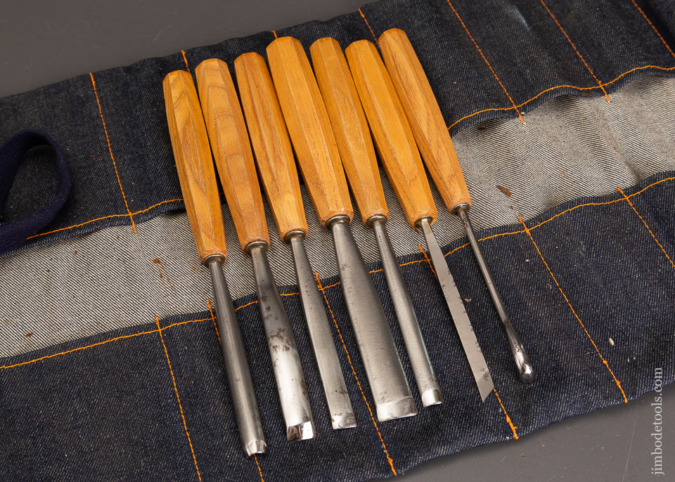 Extra-Fine-Set-of-7-PFEIL-SWISS-MADE-Carving-Chisels-121079