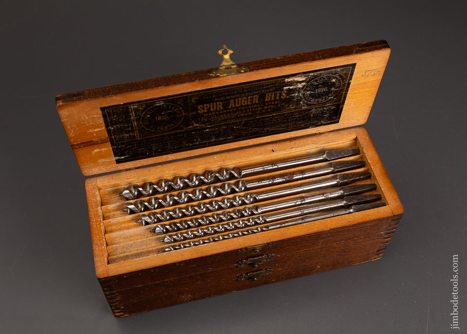 Extra-Fine-Pre-STANLEY-Set-of-RUSSELL-JENNINGS-Auger-Bits-121090