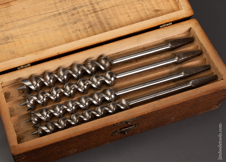 Extra-Fine-Pre-STANLEY-Set-of-RUSSELL-JENNINGS-Auger-Bits-121090