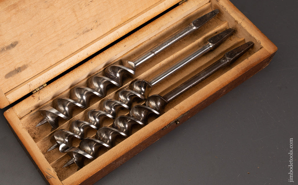 Extra-Fine-Pre-STANLEY-Set-of-RUSSELL-JENNINGS-Auger-Bits-121090