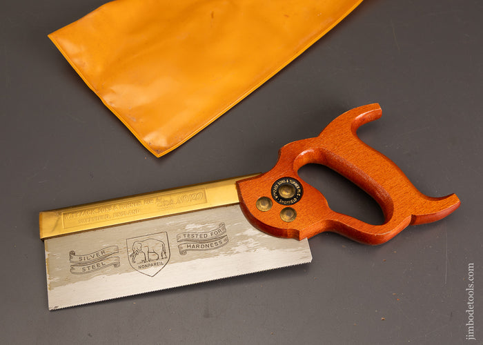 Near-Mint-TYZACK-Brass-Back-Dovetail-Saw-121096