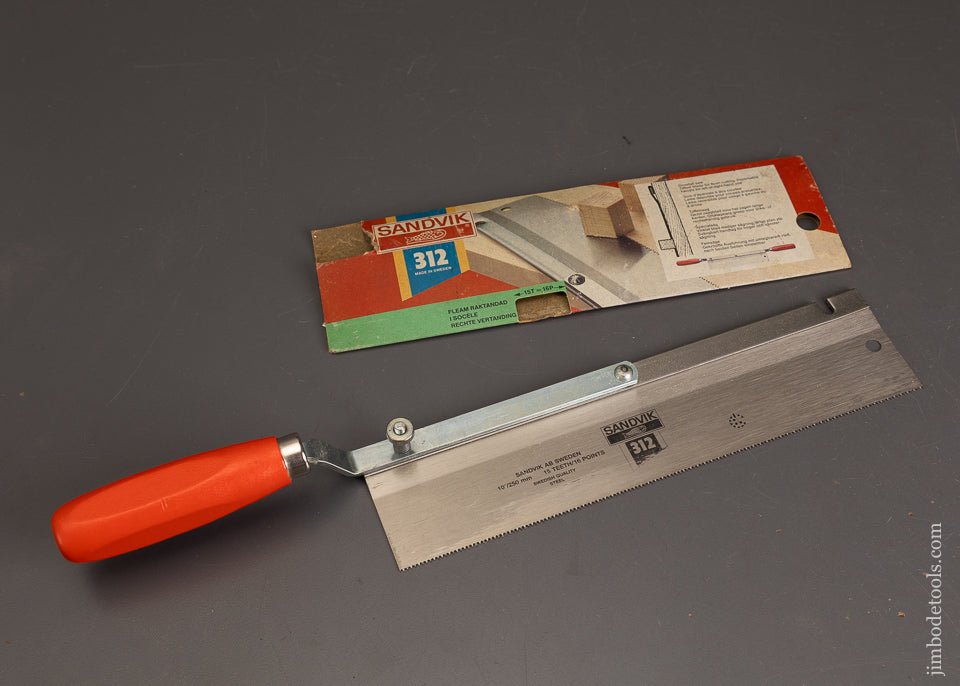Near-Mint-in-Wrapper-SANDVIK-No.-312-Offset-Dovetail-Saw-121120