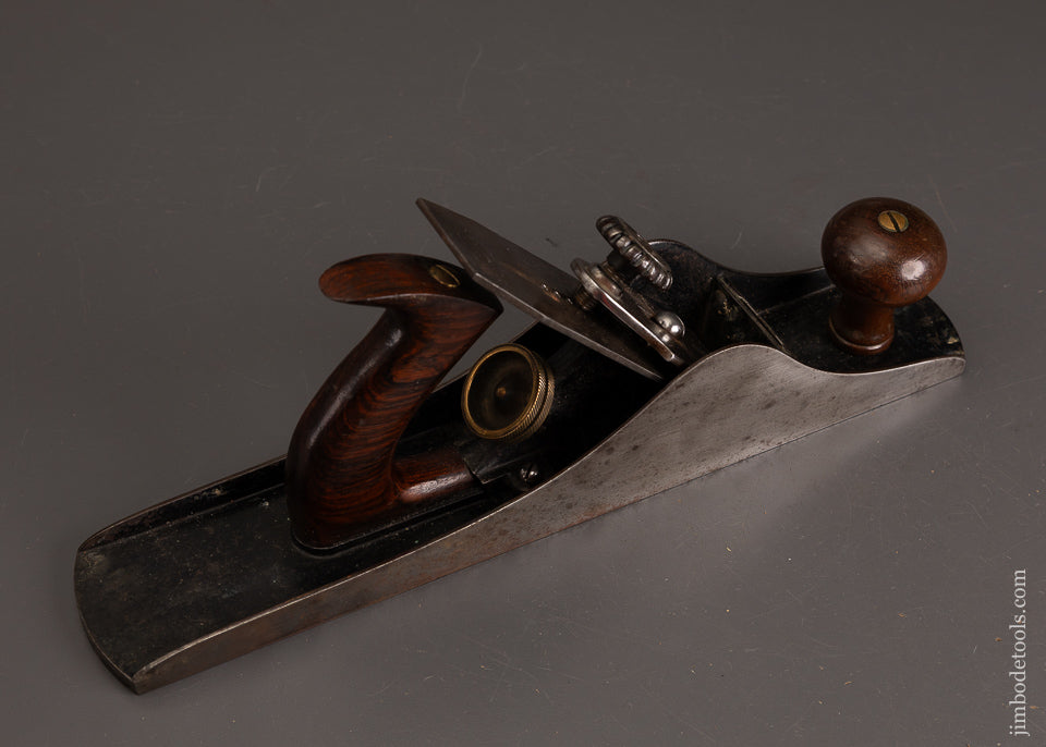 Rare-&-Magnificent-STEERS-PAT.-(1883)-No.-305-Jack-Plane-with-Rosewood-Strips-121142