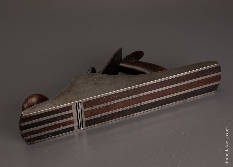 Rare-&-Magnificent-STEERS-PAT.-(1883)-No.-305-Jack-Plane-with-Rosewood-Strips-121142