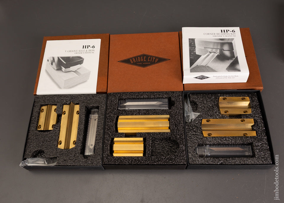 BRIDGE-CITY-TOOL-WORKS-HP-6-Multi-Plane-&-Accessories-14-Piece-Set-Mint-in-Box-121207-AS-OF-JULY-7