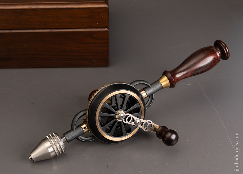 1998-BRIDGE-CITY-TOOL-WORKS-CT-6-Rosewood-Hand-Drill-Dead-Mint-in-Original-Presentation-Box-121209-AS-OF-JUNE-24