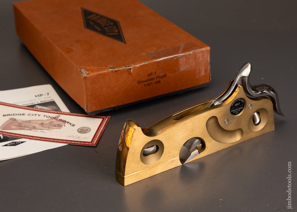 Near-Mint-in-Box-BRIDGE-CITY-TOOL-WORKS-HP-7-Foxtail-Shoulder-Plane-121224-AS-OF-JUNE-23