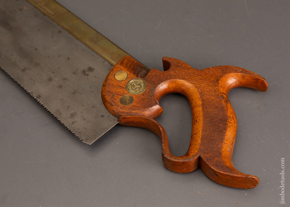 Very-Rare-&-Fine-MONDON-KING-&-CO-PORT-JERVIS,-N.-Y.-Brass-Back-Saw-121230