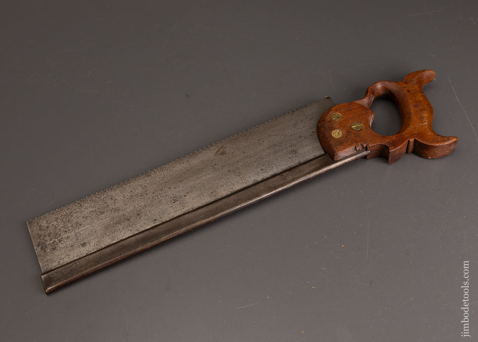 Rare-A.-NICHOLS-(PHILA.)-Early-Back-Saw-121250