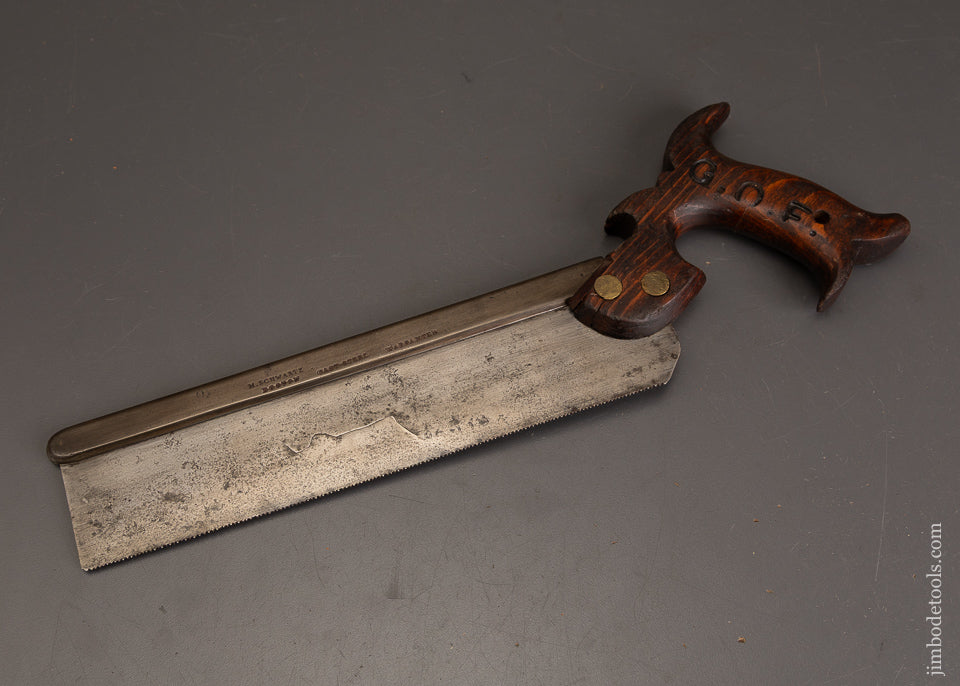 Very-Rare-M.-SCHWARTZ-BOSTON-10-Inch-Dovetail-Saw-121251