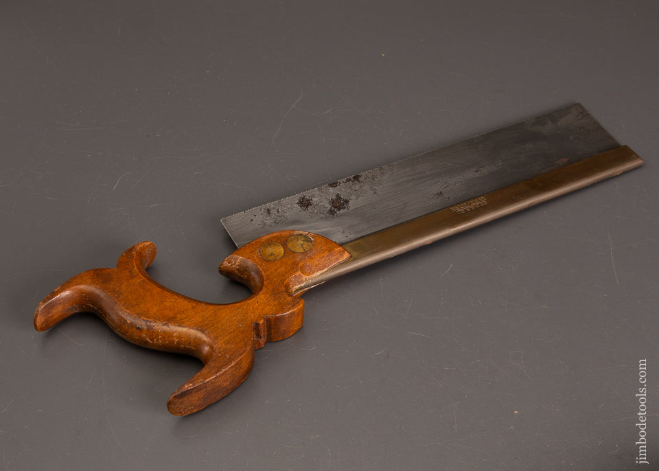 Very-Rare-&-Fine-HOE-&-CO.-NEW-YORK-Brass-Back-Saw-121252