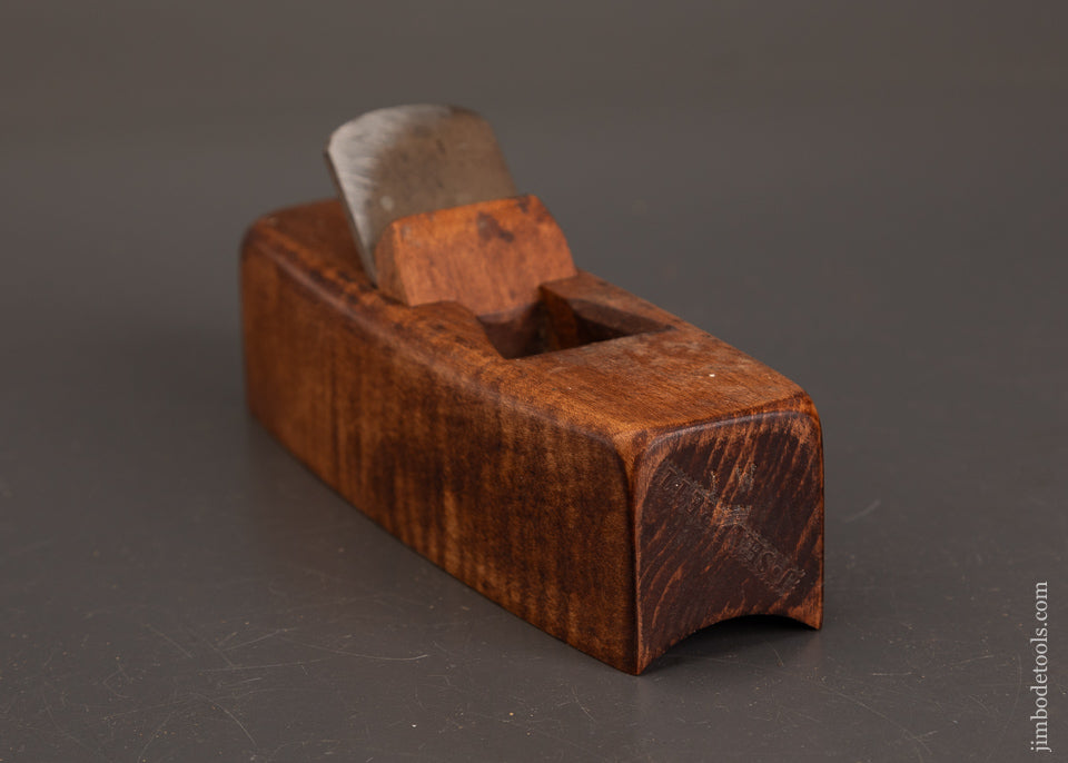 LEON-ROBBINS-N.E.-TOOL-WORKS-Tiger-Maple-Forkstaff-Plane-121258