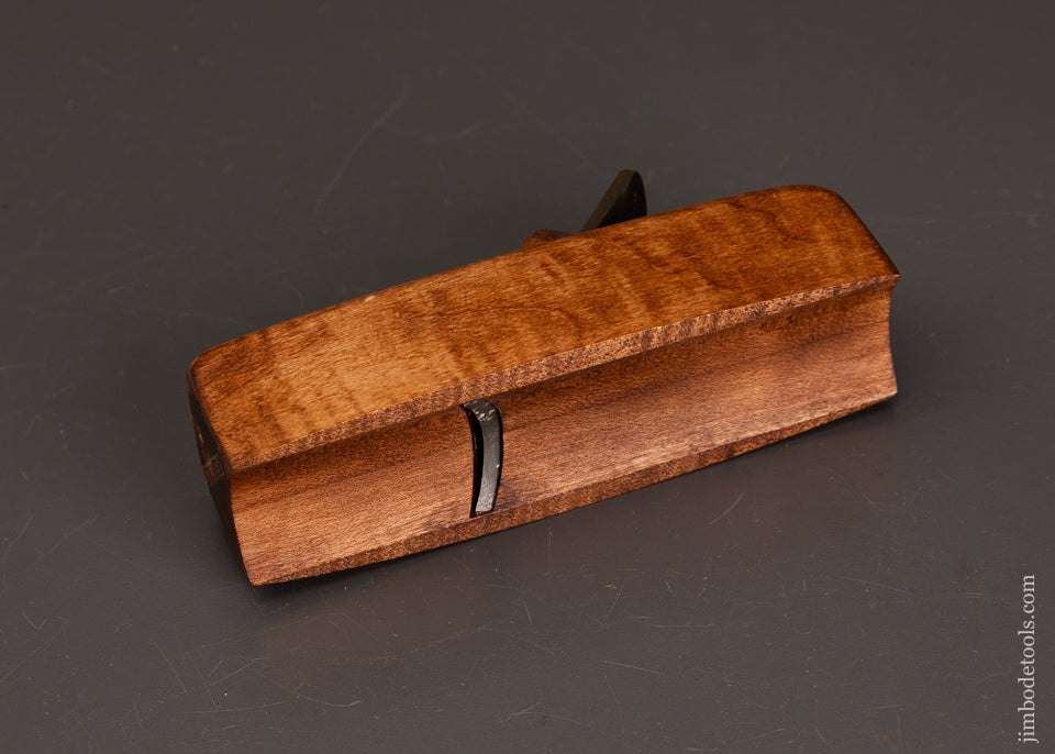 LEON-ROBBINS-N.E.-TOOL-WORKS-Tiger-Maple-Forkstaff-Plane-121258