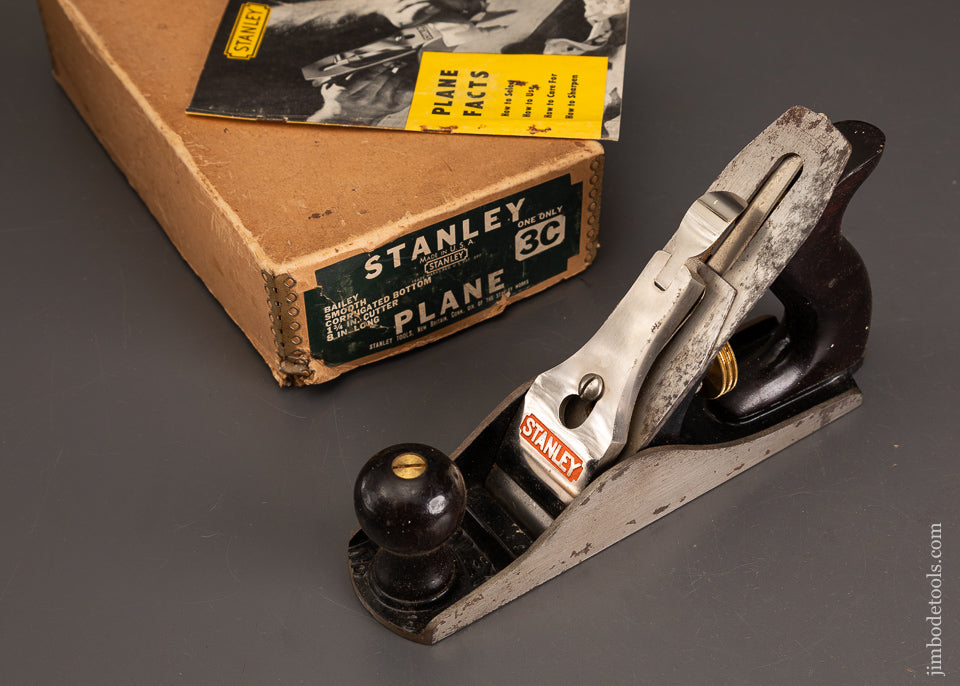 Near-Mint-in-Box-STANLEY-No.-3C-Smooth-Plane-121261