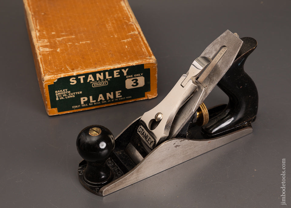 Near-Mint-in-Box-STANLEY-No.-3-Smooth-Plane-121275