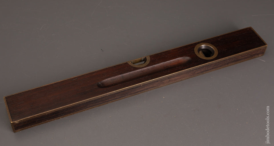 Fine-18-Inch-Rosewood-Brass-Bound-STANLEY-No.-98-Level-121277