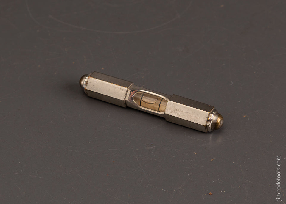 Rare-STANLEY-No.-31-Pocket-Level-with-Retractable-Vial-Covers-121297