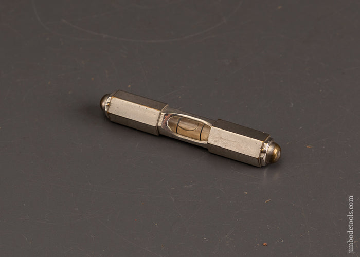 Rare-STANLEY-No.-31-Pocket-Level-with-Retractable-Vial-Covers-121297