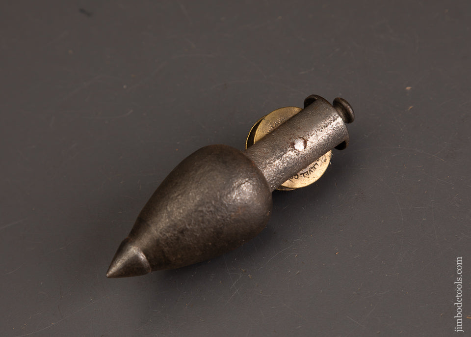 Fine-STANLEY-No.-5-Plumb-Bob-with-Reel-121313