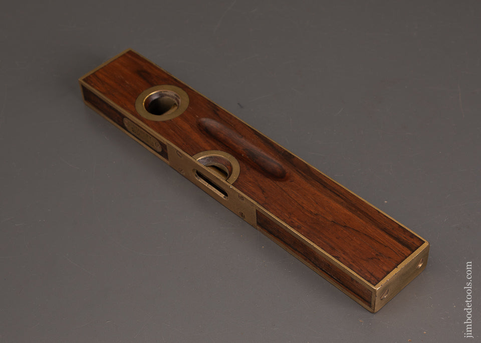Extra-Fine-STANLEY-No.-98-Brass-Bound-Rosewood-Level-12-Inch-121317