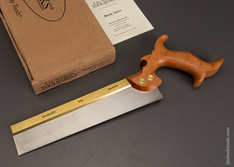 Mint-in-Box-LIE-NIELSEN-Tapered-Dovetail-Saw-121322
