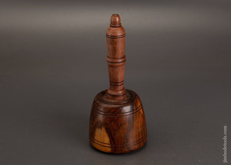 Stunning-1-Pound-13-Ounce-Fancy-Lignum-Vitae-English-Carving-Mallet-121325
