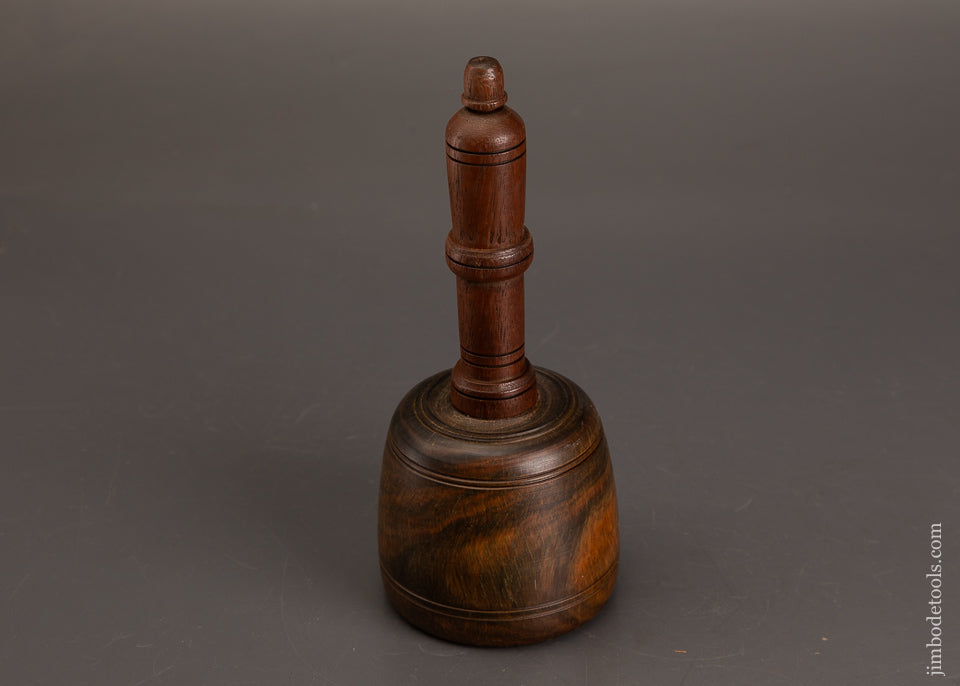 Stunning-1-Pound-9-Ounce-Fancy-Lignum-Vitae-English-Carving-Mallet-121326