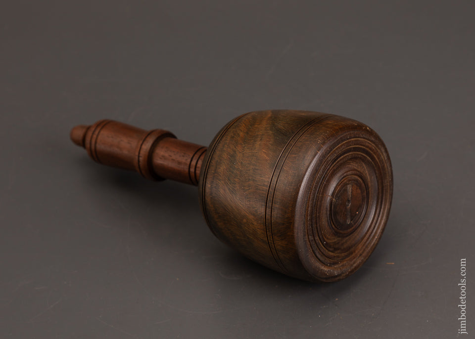 Stunning-1-Pound-9-Ounce-Fancy-Lignum-Vitae-English-Carving-Mallet-121326