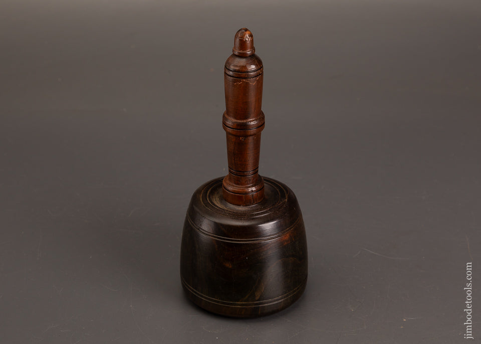 Stunning-1-Pound-12-Ounce-Fancy-Lignum-Vitae-English-Carving-Mallet-121327