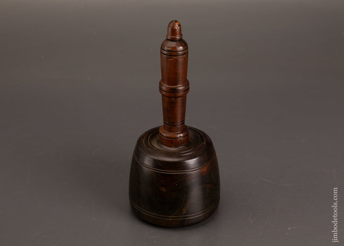 Stunning-1-Pound-12-Ounce-Fancy-Lignum-Vitae-English-Carving-Mallet-121327