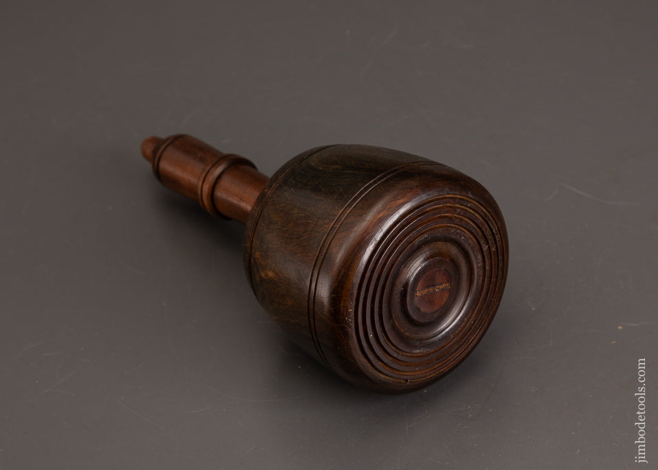 Stunning-1-Pound-12-Ounce-Fancy-Lignum-Vitae-English-Carving-Mallet-121327