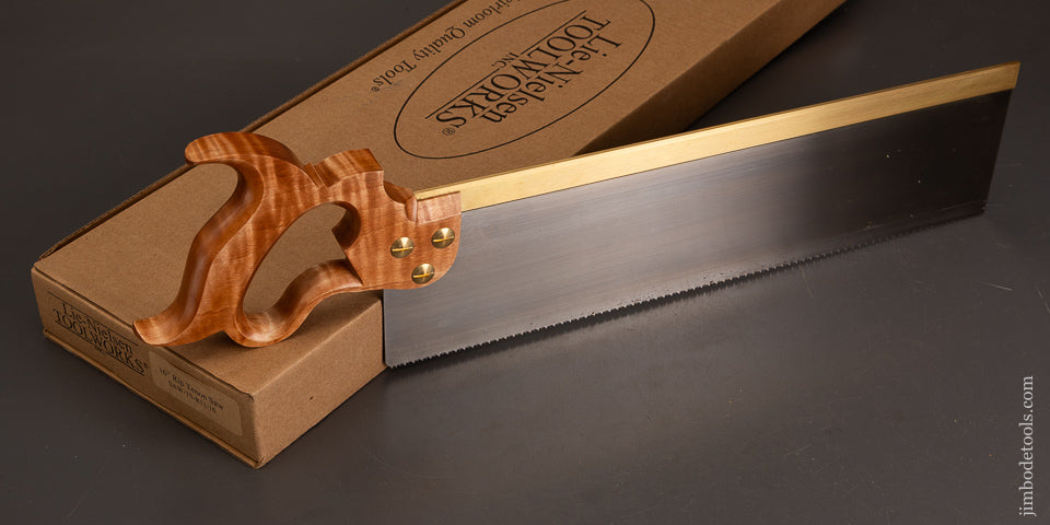 Mint-in-Box-LIE-NIELSEN-16-Inch-Brass-Back-Tenon-Saw-121385