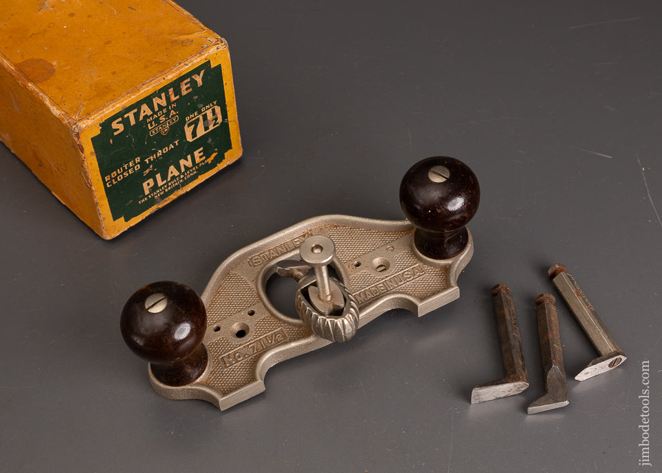 STANLEY-No.-71-1/2-Router-Plane-Near-Mint-in-Box-100%-Complete-121387