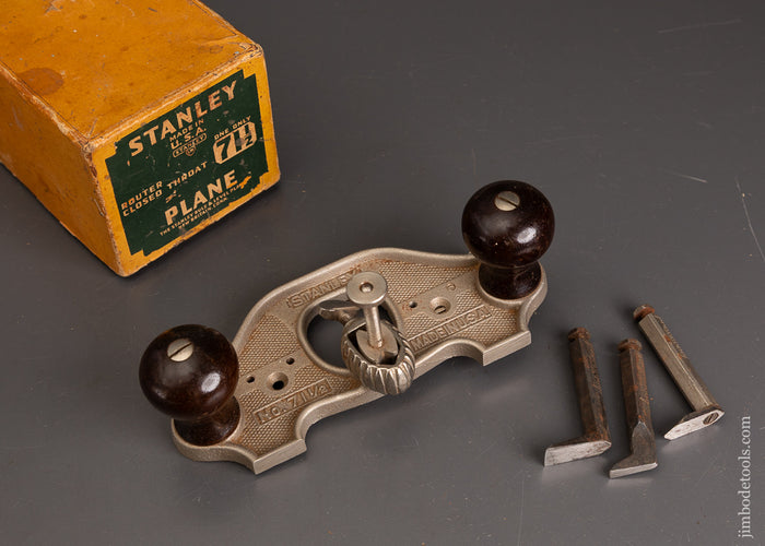 STANLEY-No.-71-1/2-Router-Plane-Near-Mint-in-Box-100%-Complete-121387