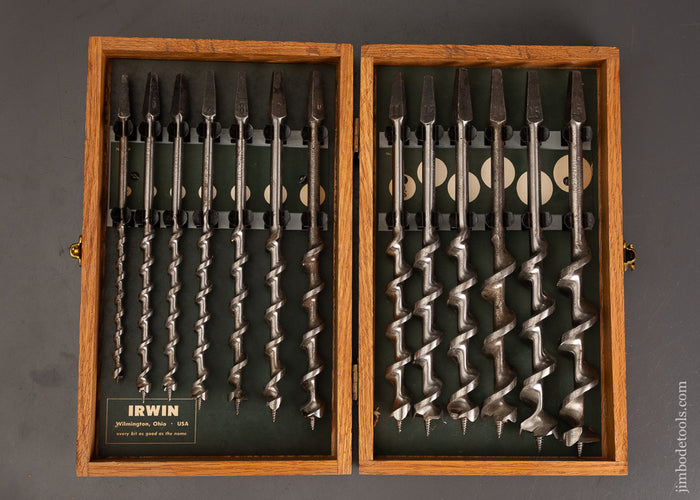 Complete-Set-of-IRWIN-Auger-Bits-in-Original-Box-121390