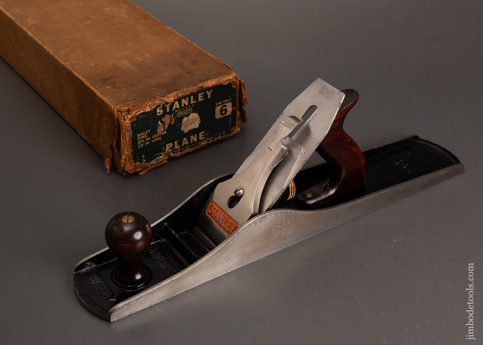 STANLEY-No.-6-Bench-Plane-Near-Mint-in-Box-121391-AS-OF-AUG-16
