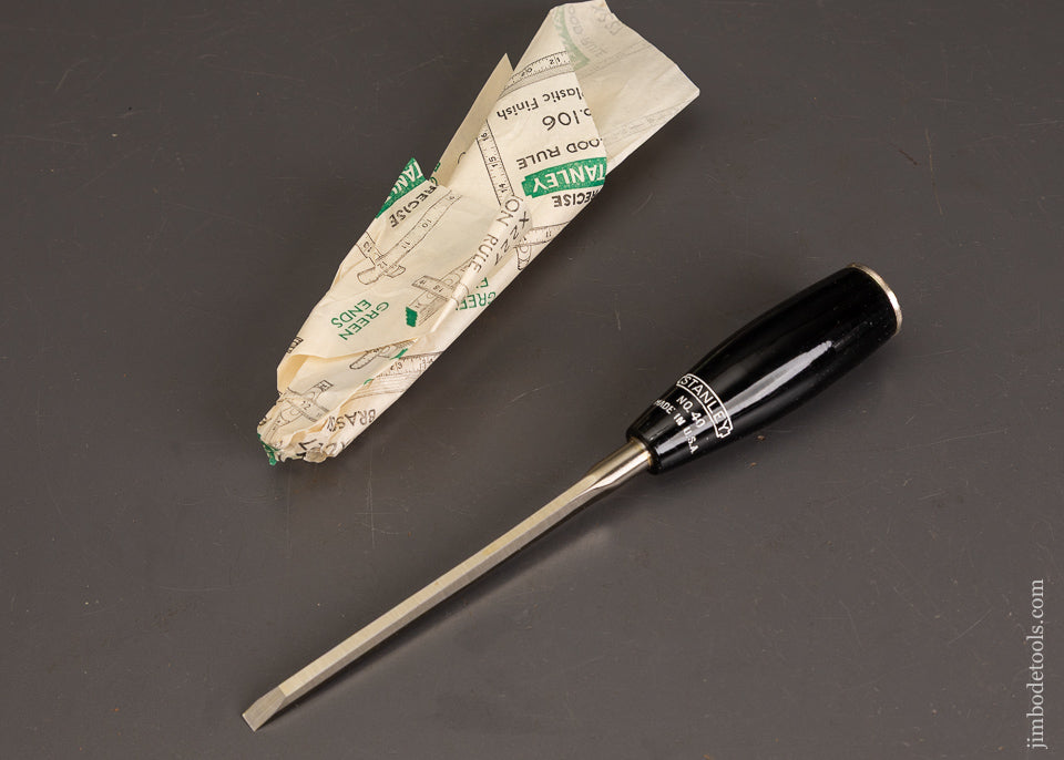 Dead-Mint-in-Wrapper-STANLEY-No.-40-EVERLASTING-Chisel-1/4-Inch-121394