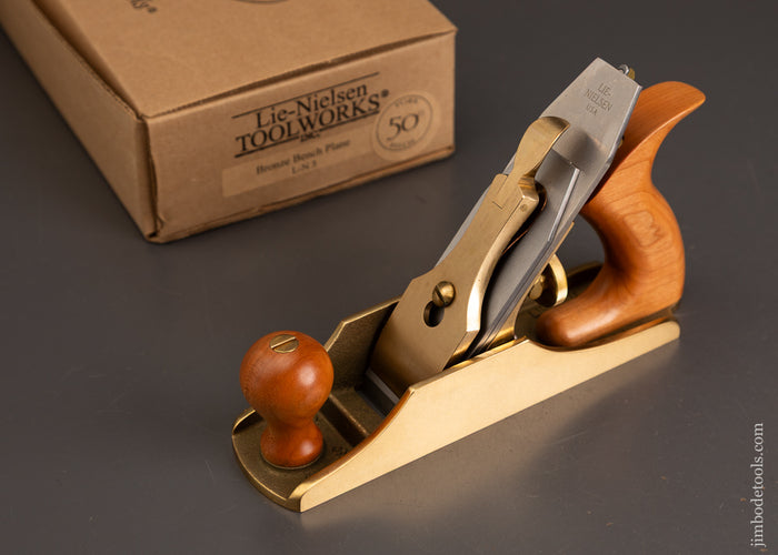 Out-of-Stock-&-Unavailable-LIE-NIELSEN-No.-3-Smooth-Plane-with-50°-Frog-Mint-in-Box-121396