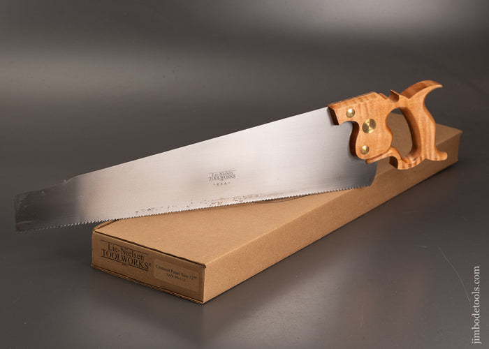 LIE-NIELSEN-Cross-Cut-Panel-Saw-Mint-in-Box-DISCONTINUED!-121397-AS-OF-JULY-22