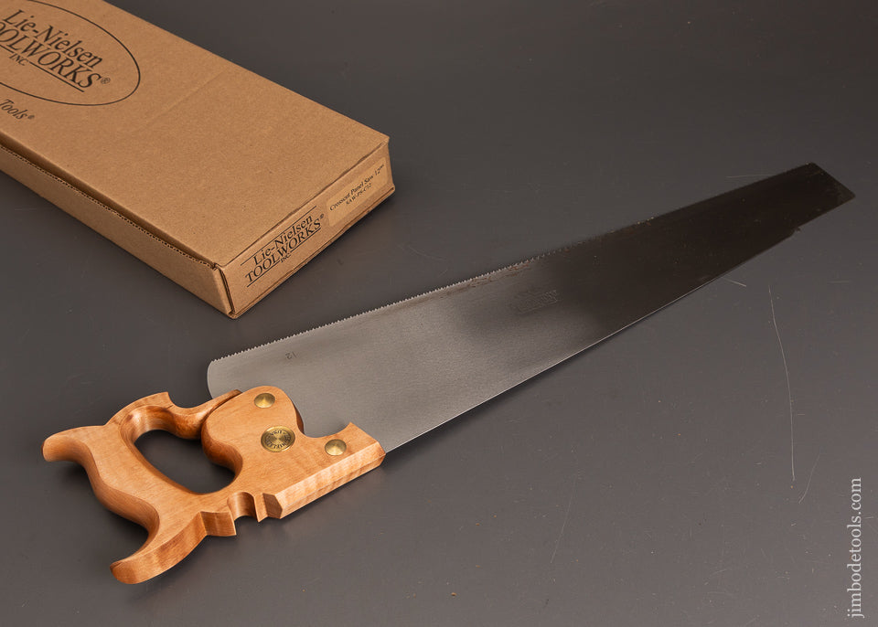 LIE-NIELSEN-Cross-Cut-Panel-Saw-Mint-in-Box-DISCONTINUED!-121397-AS-OF-JULY-22