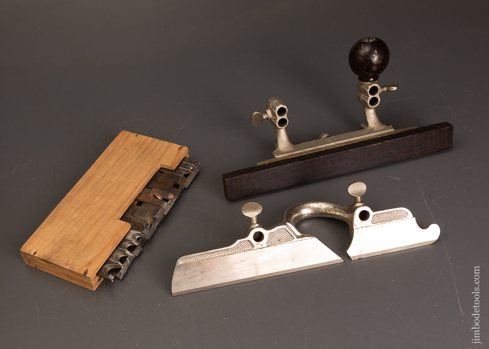 100%-Complete-STANLEY-No.-45-Combination-Plane-Near-Mint-in-Box-121403-AS-OF-SEPT-3