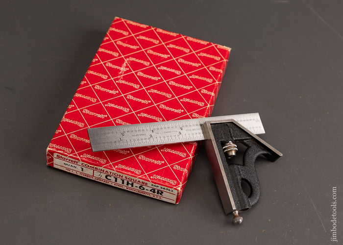 Mint-in-Box-STARRETT-6-Inch-Combination-Square-121439