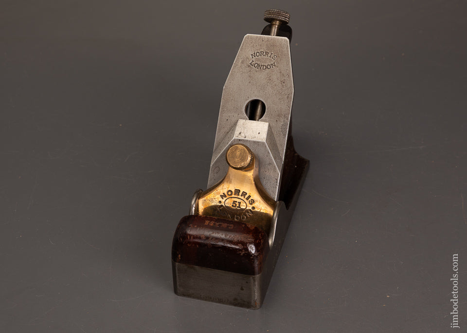 Pre-War-NORRIS-No.-51-Smooth-Plane-with-Rosewood-Infill-121443-AS-OF-AUG-3